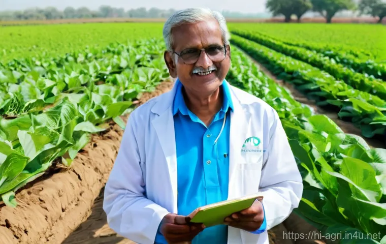 농업 연구소 협력 사례 - "Precision Agriculture in Rural India: Drone and AI Integration"**
A vibrant, wide shot of a modern ...