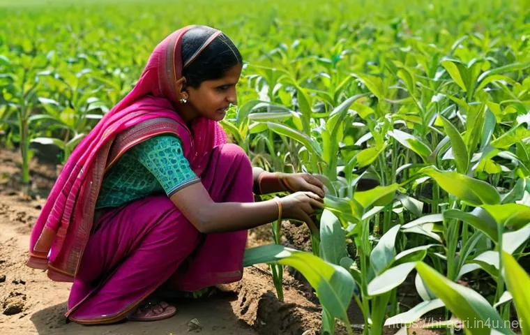 농업 관련 정책 변화 - **Prompt:** A heartwarming and engaging scene inside a cozy, well-lit rural Indian home. A diverse f...